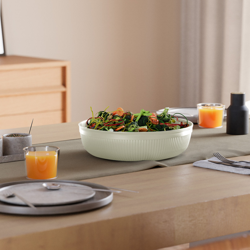 Салатница 2,3 л (225мм) РИФЛЕННЫЕ