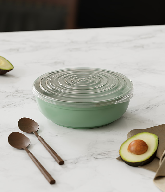 Салатница с крышкой 2,3 л (225мм)